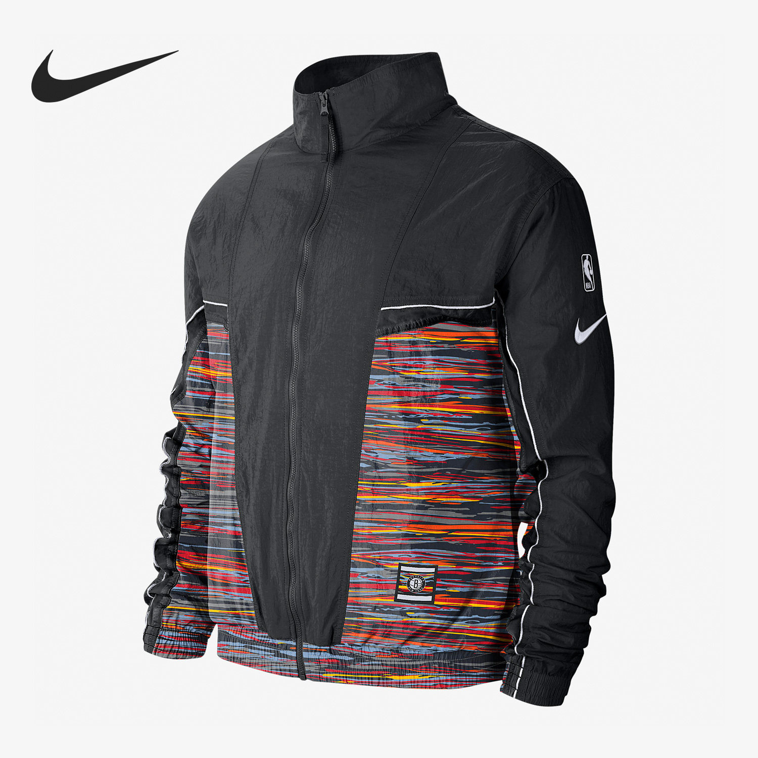 Nike/耐克正品NBA布鲁克林篮网队男子运动夹克外套CN5471-010