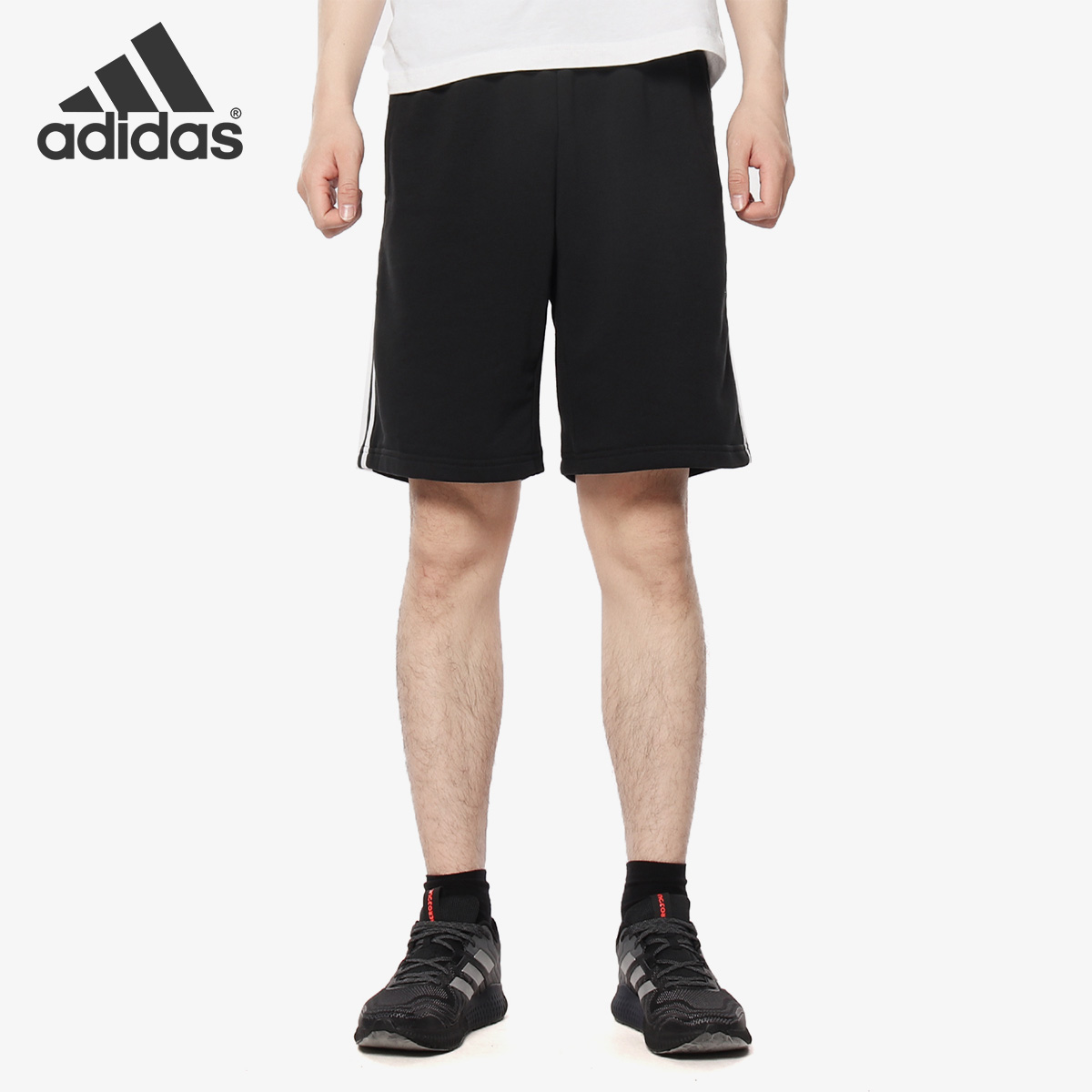 Adidas/阿迪达斯正品MH 3S SHORT FT 男子休闲运动五分短裤DT9903