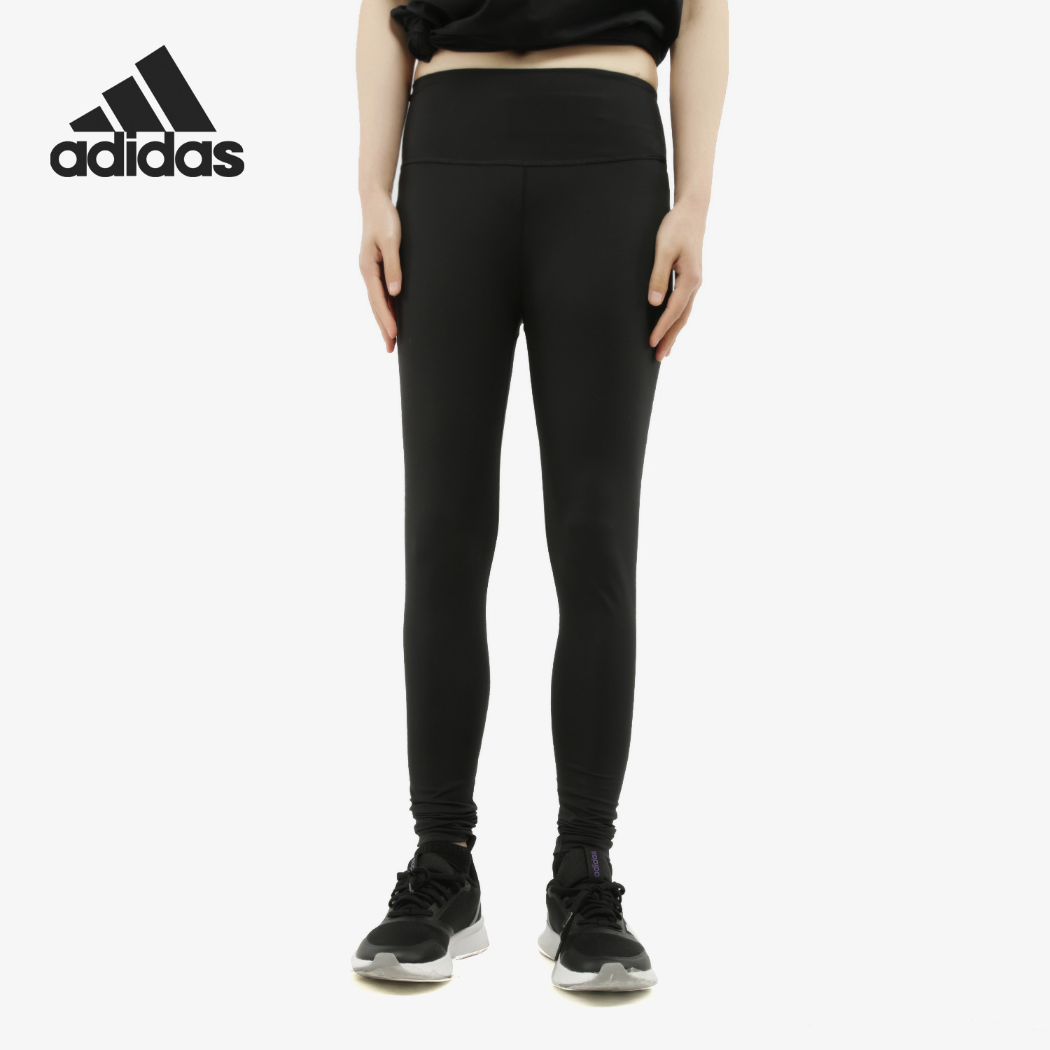Adidas/阿迪达斯正品当季新款女子训练休闲运动紧身裤 FJ7185