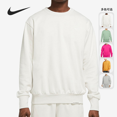 耐克男刺绣针织圆领运动套头卫衣