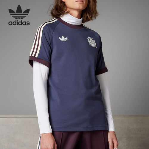 Adidas/阿迪达斯正品三叶草男子足球训练运动短袖T恤 HP0455