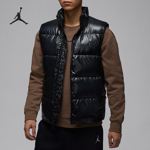 Nike/耐克正品JORDAN男士保暖立领户外羽绒马甲FV7274-010