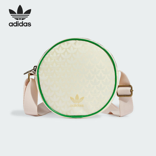 Adidas/阿迪达斯正品三叶草女士运动单肩斜挎小圆包IS3008