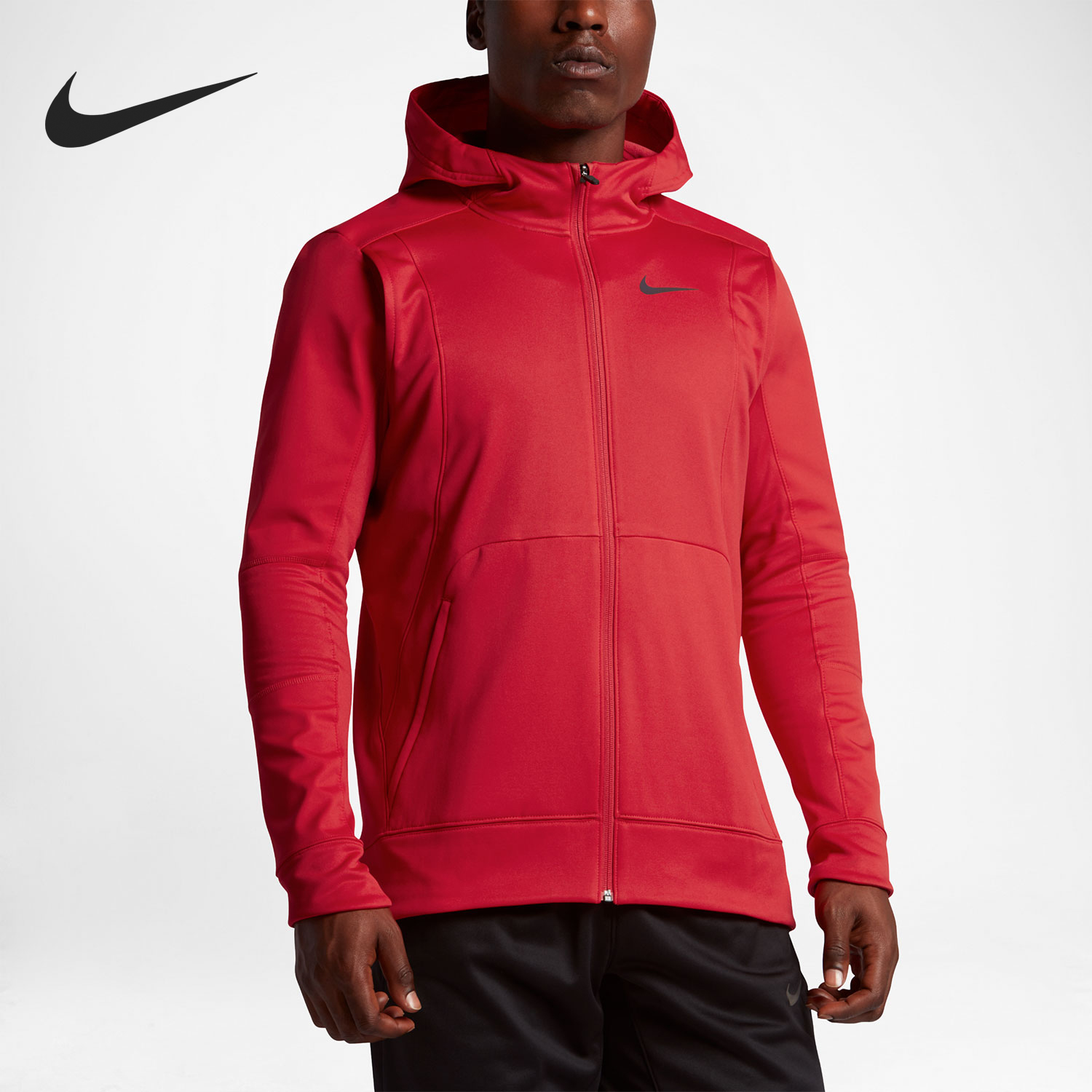 Nike/耐克正品Therma男士保暖训练运动连帽外套800038-657