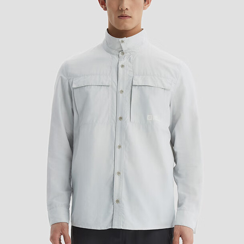 Jack wolfskin/狼爪正品新款男士时尚长袖衬衫5033421-6709