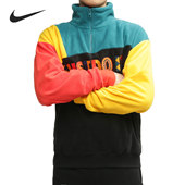 卫衣 Nike JORDAN男子抓绒刺绣印花立领套头衫 AIR CW1342 耐克正品