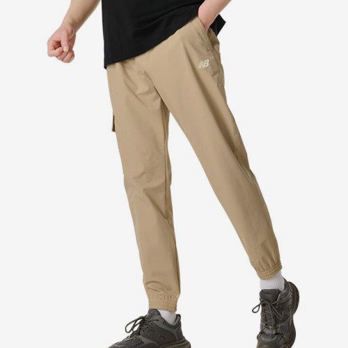 New Balance/NB正品运动男子纯色系带中腰束脚长裤AMP42320-SOT