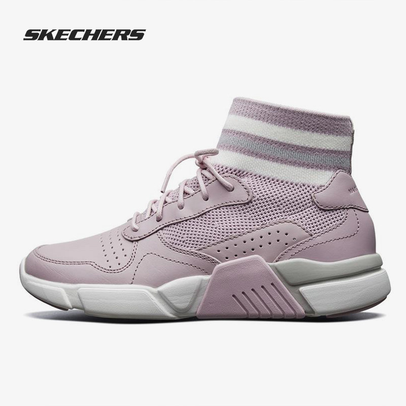 Skechers/斯凯奇正品当季女子新款时尚绑带休闲个性高帮跑步鞋