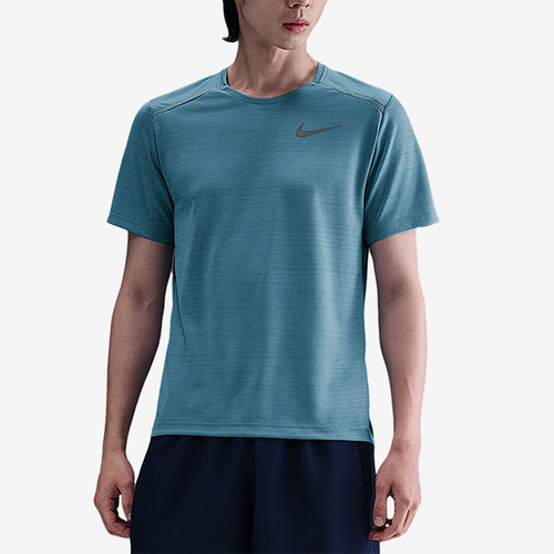 Nike/耐克正品Dri-FIT男士套头运动跑步训练透气短袖AJ7566-464
