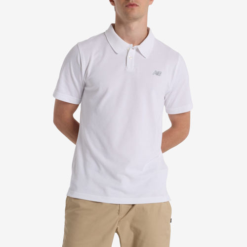 New Balance新百伦正品Polo男短袖轻便舒适翻领衫MT51519-WT