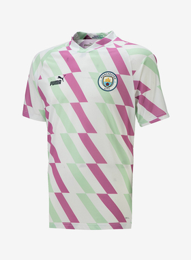 Puma/彪马正品Manchester City曼城赛前男士足球运动训练短袖
