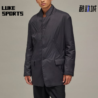 Adidas/阿迪达斯正品Y-3男士单排扣立领长袖夹克外套IW7492
