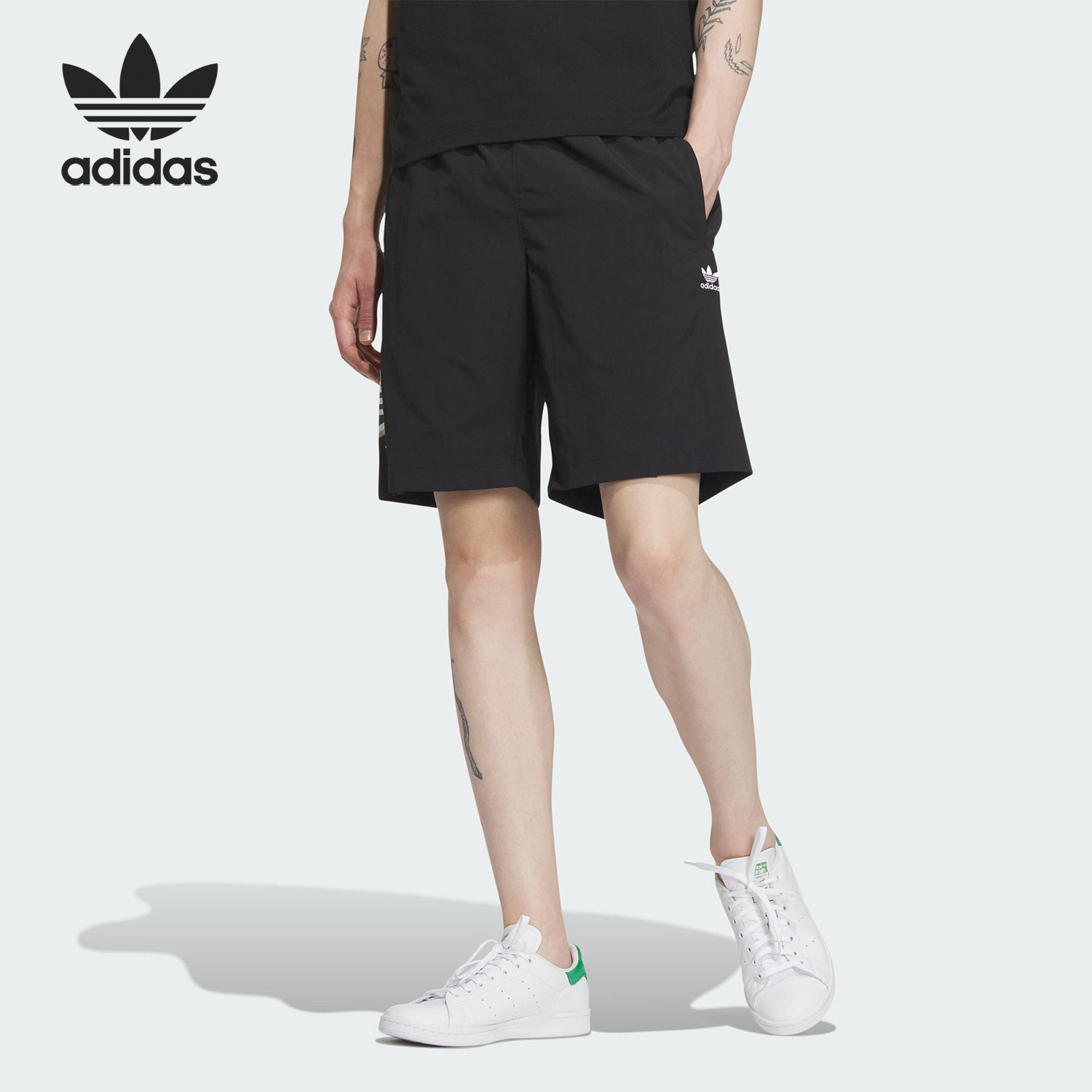Adidas/阿迪达斯正品三叶草夏季新款男子透气印花短裤IP1767,运动服/休闲服装,运动中长裤／短裤,淘宝优惠券,粉丝福利购,淘宝优惠卷