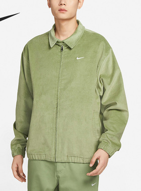 Nike/耐克正品男子休闲运动灯芯绒翻领夹克外套 DX9071-386