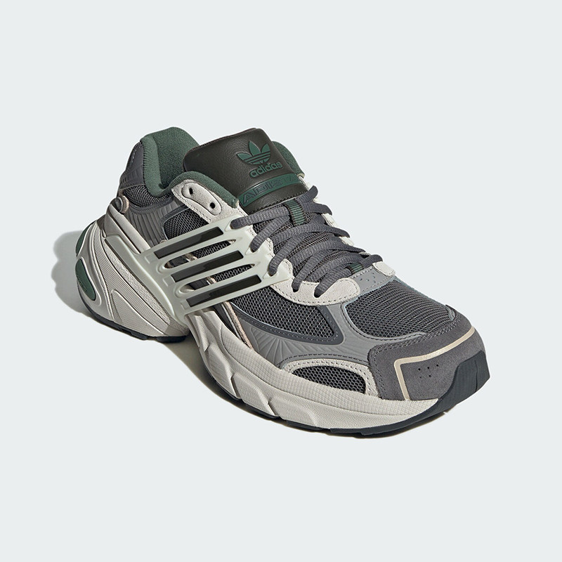 阿迪达斯男女网面厚底缓震老爹鞋