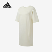 Adidas 运动女士针织简约透气轻盈连衣裙JI5086 阿迪达斯正品