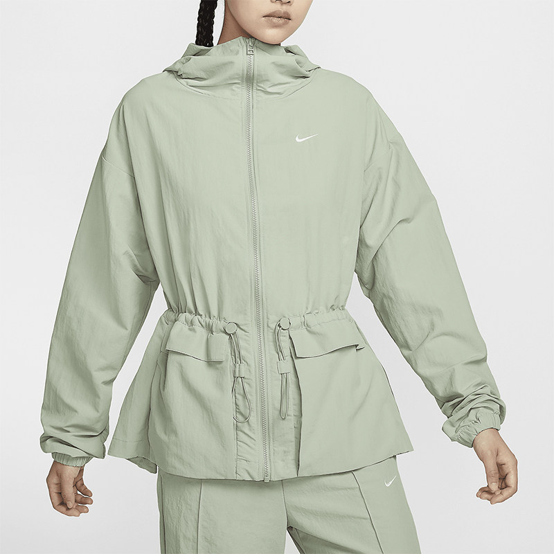 耐克女士梭织连帽夹克外套