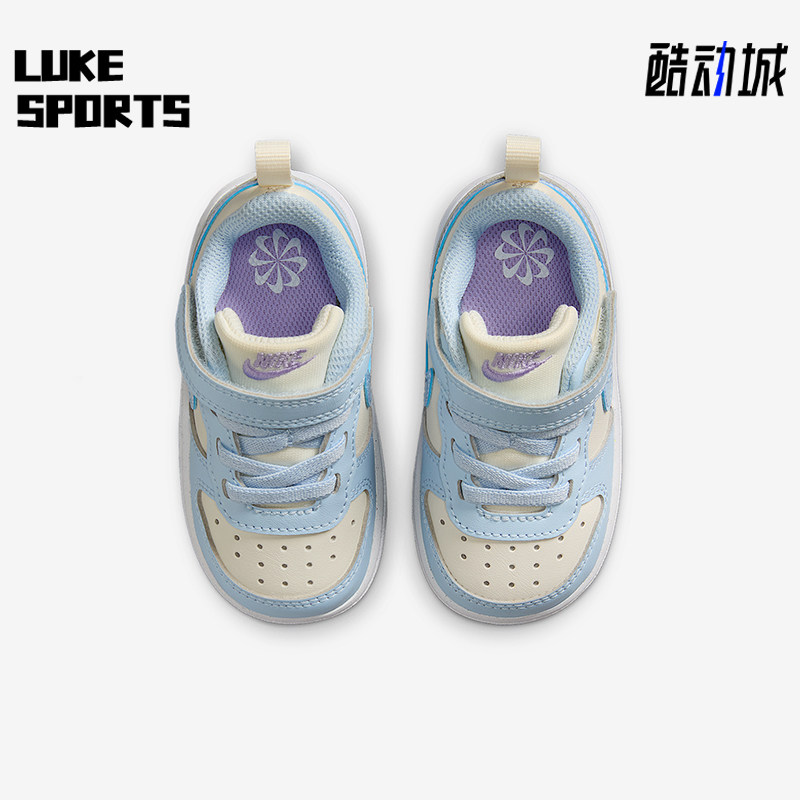 Nike/耐克正品COURT BOROUGH婴童运动轻便魔术贴休闲鞋IH4051-001