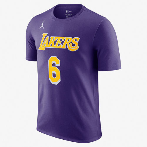 Nike/耐克正品洛杉矶湖人队JORDAN NBA 男子短袖T恤新款 CV9987