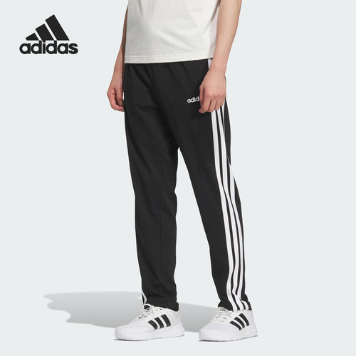Adidas/阿迪达斯官方正品春夏新款男女三条纹直筒运动裤KA8348