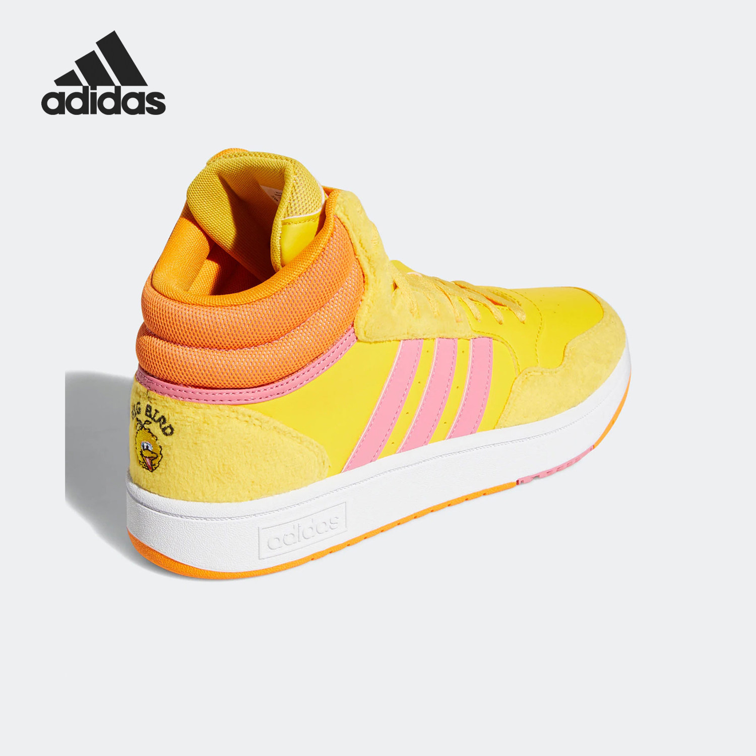 Adidas/阿迪达斯正品neo芝麻街联名休闲男女休闲中帮板鞋GX6105
