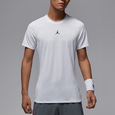 Nike/耐克正品JORDAN男士针织简约透气圆领运动短袖HV4100-100
