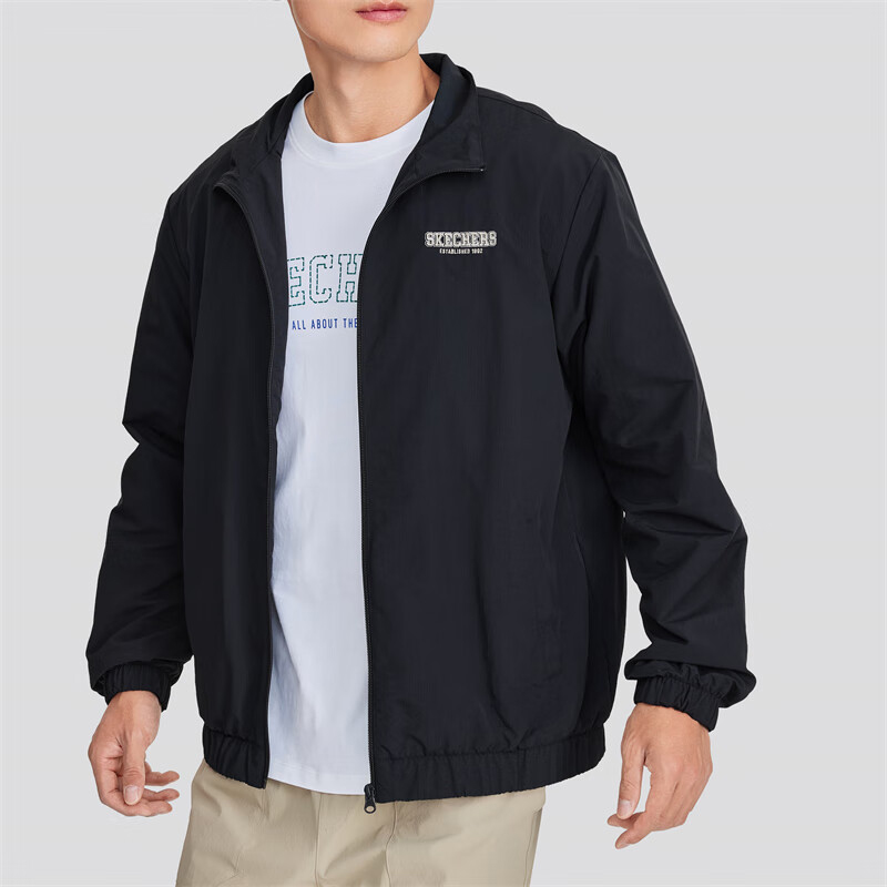 斯凯奇男士轻盈运动夹克外套