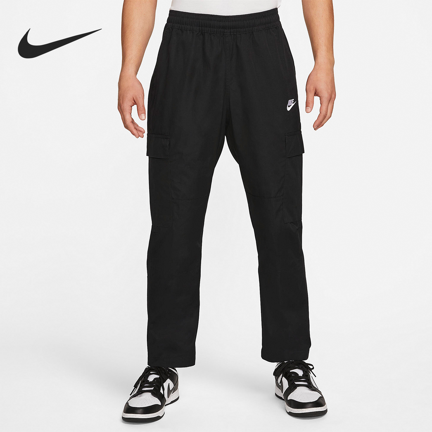 Nike/耐克正品2024新款男士运动耐穿简约直筒长裤DX0614-010