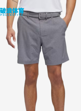Adidas/阿迪达斯正品Ultimate365新款男灰色经典高尔夫短裤JY5333