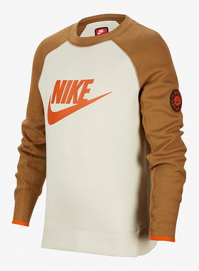 Nike/耐克正品新款大童圆领时尚运动休闲经典套头卫衣FV3999-020