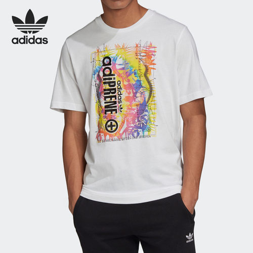 Adidas/阿迪达斯正品2020夏季新款三叶草男子运动短袖T恤 GD6005
