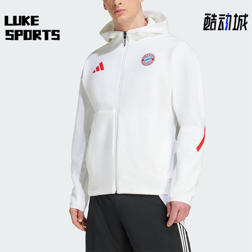 Adidas/阿迪达斯正品JACKET 男士连帽双面针织运动足球外套JM9439