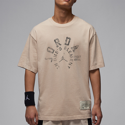 Nike/耐克正品JORDAN男士柔软透气运动经典图案短袖HV1257-140