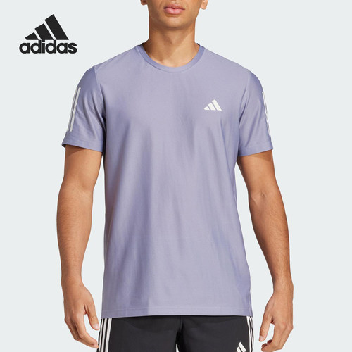 Adidas/阿迪达斯官方正品夏季新款男士训练跑步短袖T恤JC9796