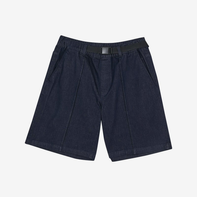 Skechers/斯凯奇正品夏季新款宽松透气休闲男子牛仔运动短裤