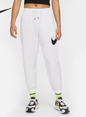 Nike/耐克正品当季新款女子轻盈梭织运动束脚长裤 DM6184-100