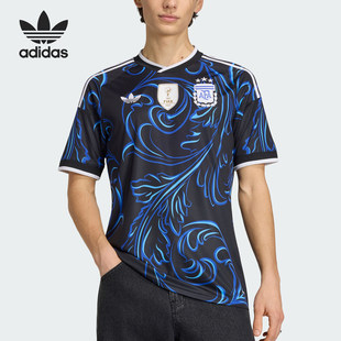 Adidas/阿迪达斯正品三叶草男士球迷版球衣足球短袖T恤JM8395