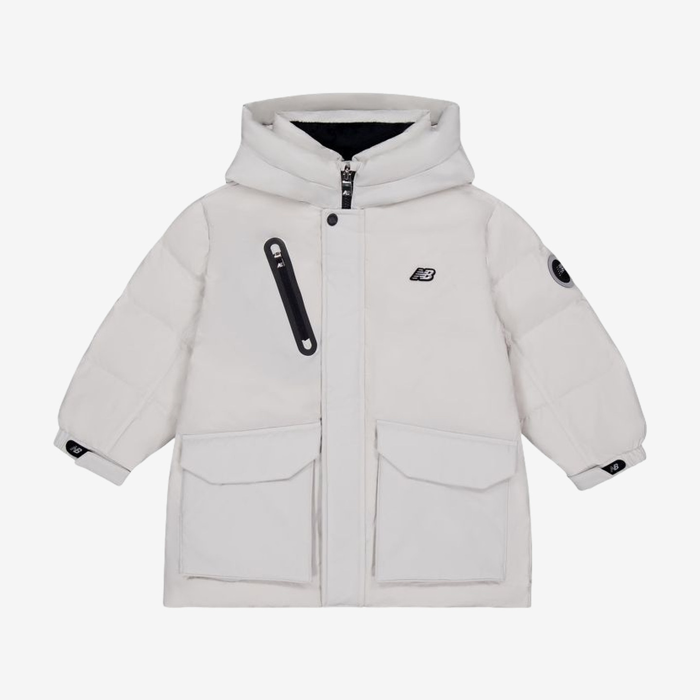 New Balance新百伦正品儿童保暖拉链轻便舒适羽绒服7PF4E083-LGR