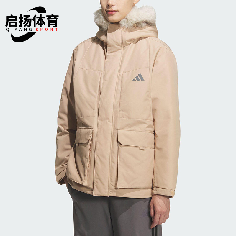 Adidas/阿迪达斯正品V PARKA DOWN男女运动梭织保暖羽绒服KQ5510