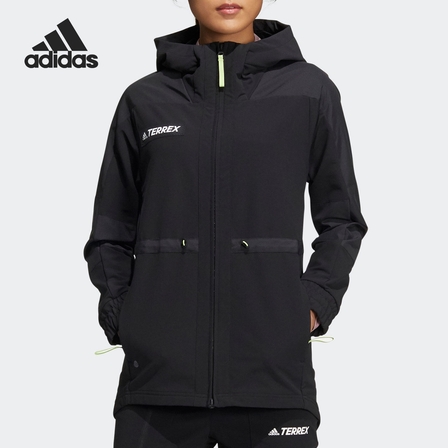 Adidas/阿迪达斯正品TERREX女子户外运动连帽夹克外套HE5212,运动服/休闲服装,运动茄克/外套,淘宝优惠券,粉丝福利购,淘宝优惠卷