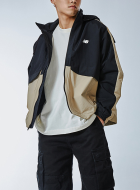 New Balance/NB正品新款男女经典复古连帽夹克外套AMJ41340-SOT