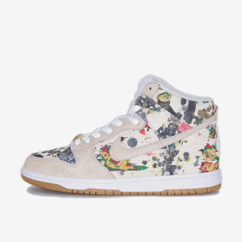 Nike/耐克正品男士防滑耐磨透气舒适高帮运动板鞋FD8779-100