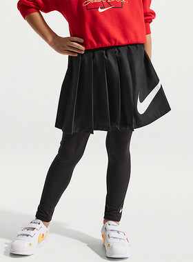 Nike/耐克正品马年限定小童保暖加绒时尚休闲连裤裙IU5478-010