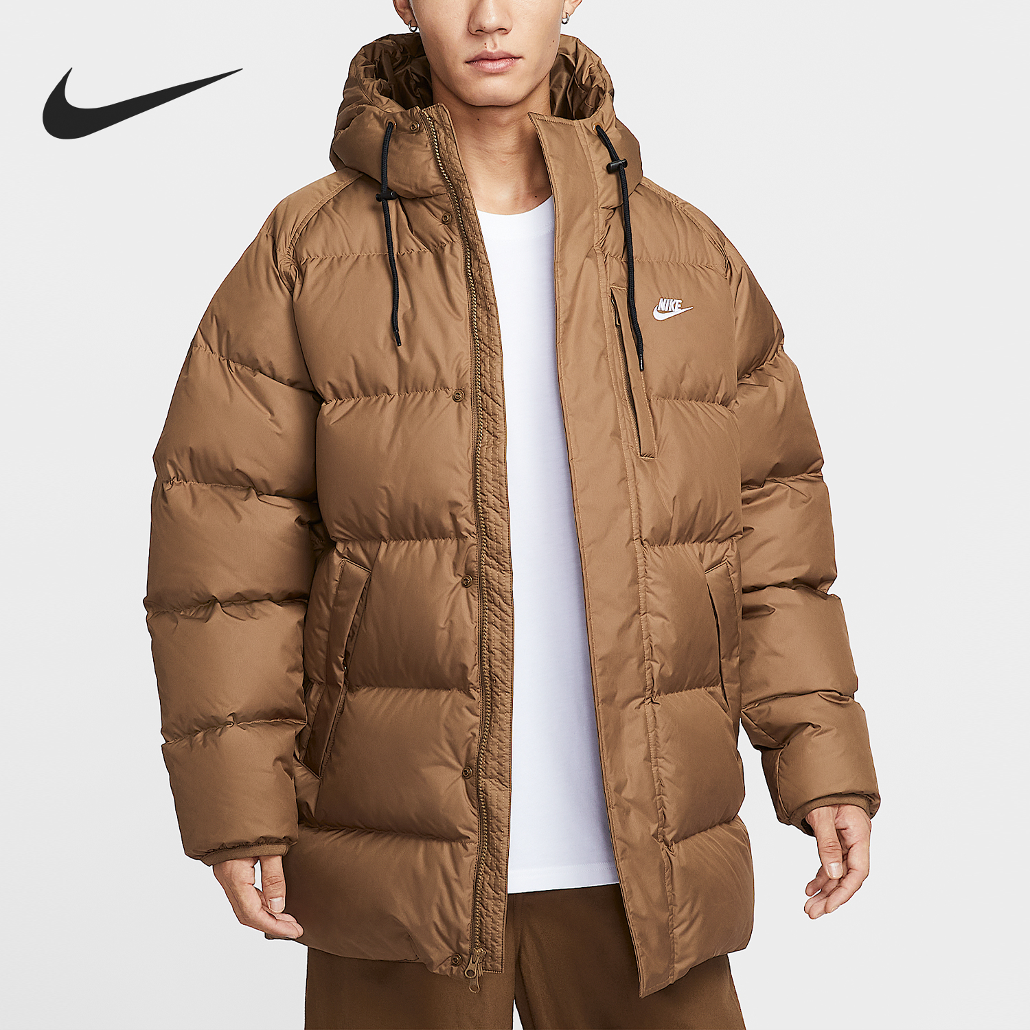 Nike/耐克正品Sportswear男士连帽休闲宽松羽绒服IB2974-235