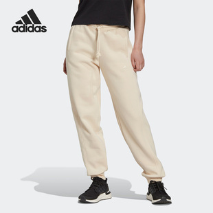 新款 Adidas 阿迪达斯官方正品 冬季 HN4236 女子休闲保暖加绒长裤