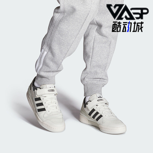 LOW男女魔术贴板鞋 三叶草FORUM IE7217 阿迪达斯正品 Adidas