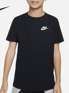 Nike/耐克正品K NSW TEE EMB FUTURA大童宽松短袖AR5254-010