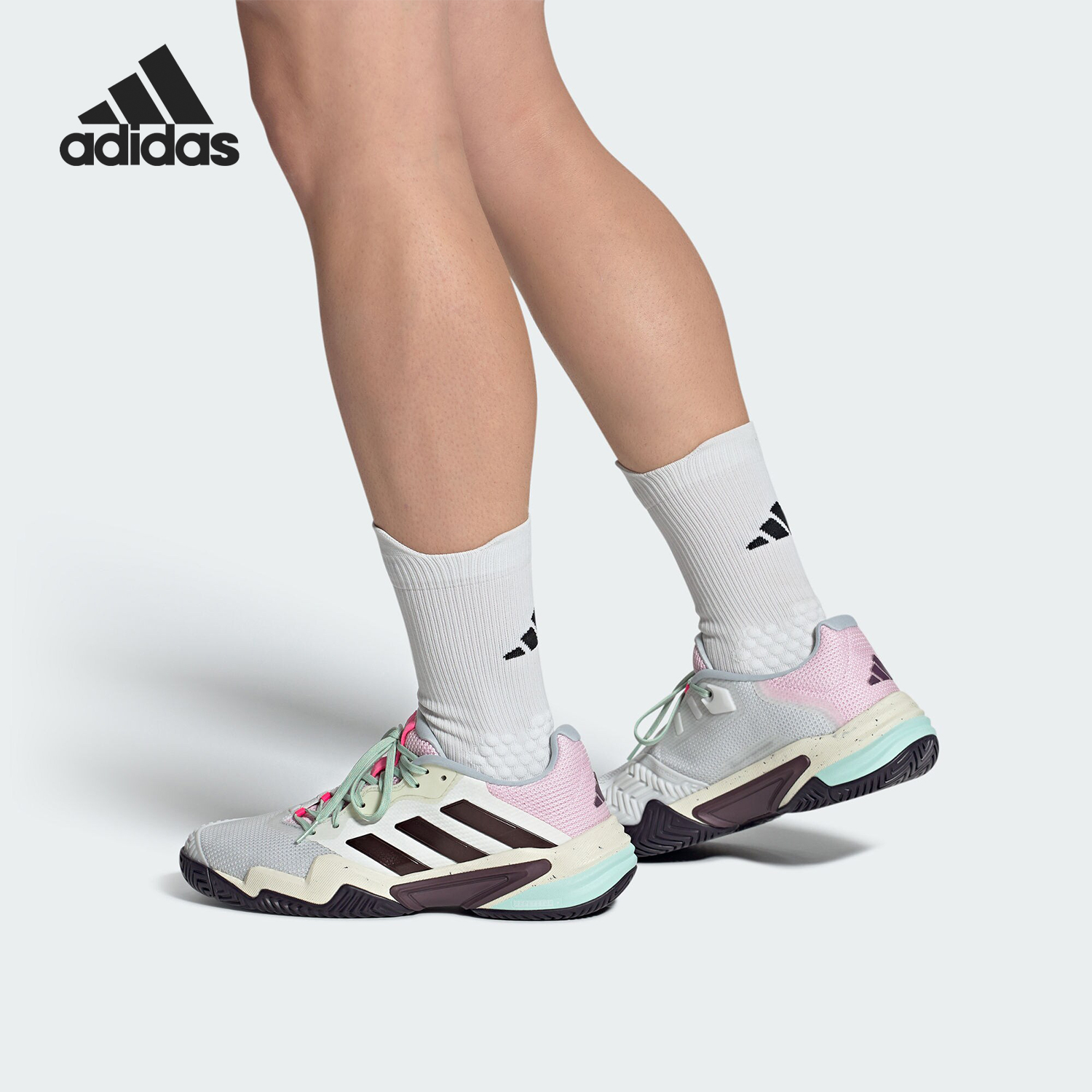 Adidas/阿迪达斯正品BARRICADE 13男士透气运动网球鞋IF7792