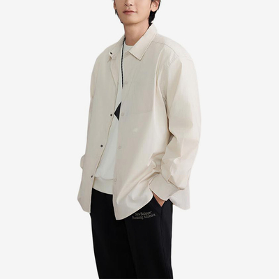 New Balance/NB正品秋季新款男子梭织翻领长袖衬衫AMJ43300-TWF