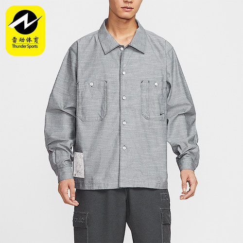 Nike/耐克正品2025夏季款男士休闲工装宽松日常衬衫HV0883-060